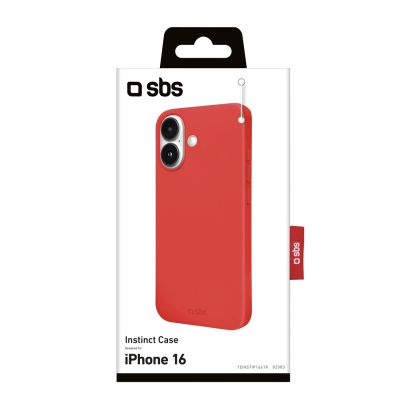 2. SBS Instinct iPhone 16 Hülle – Rot