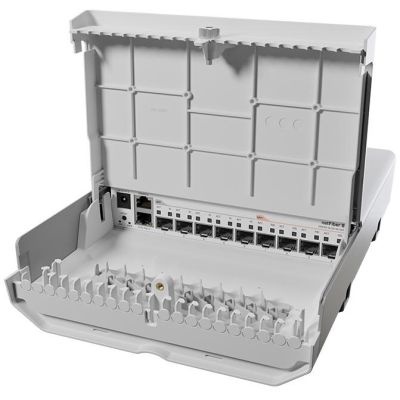 9. Mikrotik netFiber 9 Gigabit Ethernet (10/100/1000) PoE-Unterstützung Weiß