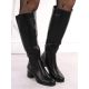 13. Damenstiefel mit Absatz, gefüttert, schwarz Jezzi MR2481-3