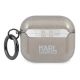 2. Karl Lagerfeld Glitzer Karl's Head Case für AirPods 3 – Schwarz