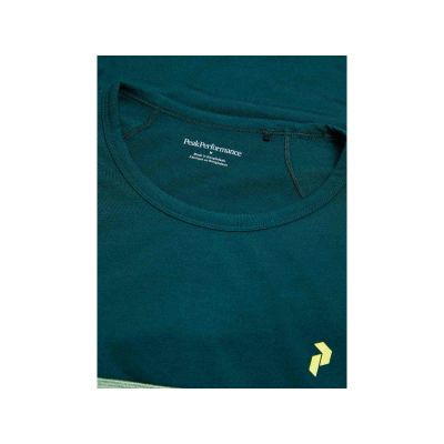 4. PEAK PERFORMANCE M Trail Langarmshirt aus Wollmischung, grün
