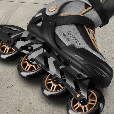 7. NA22151 ARMOUR GRAU ROLLERSKATE GRÖSSE 38 NILS EXTREME