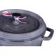 4. STAUB Runder Gusseisentopf 40500-246-0 3,8 l Graphit