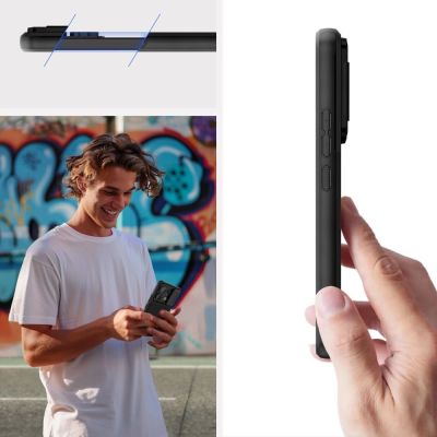 4. Tech-Protect Velar Cam+ Hülle für Xiaomi Redmi Note 13 Pro 5G / Poco X6 5G – Schwarz