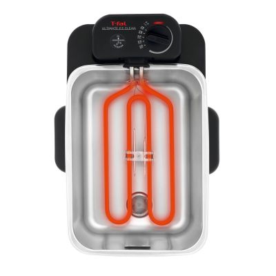 11. Tefal FR8040 Fritteuse, Fassungsvermögen 3,5 l, Farbe Schwarz, Edelstahl, Leistung 2300 W, Abmessungen 34,8 cm x 46,4 cm