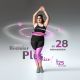 3. Plus-Size-Hula-Hoop-Reifen HMS HHW12 mit Nieten und Gewicht, lila