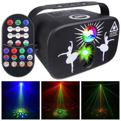 LED-Discobeleuchtung LIGHT4ME PARTY LIGHT 3 Effekte
