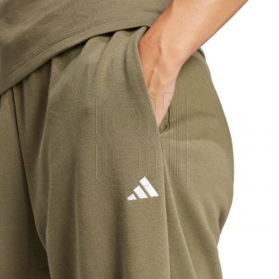 5. adidas Essentials Small Logo French Terry Cuffed Pants W JD9927