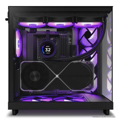 13. NZXT H6 FLOW RGB MIDI-TOWER-COMPUTERGEHÄUSE MIT FENSTER, SCHWARZ