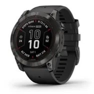 10. Garmin fenix 7X Pro 3,56 cm (1,4") MIP 51 mm Digital 280 x 280 px Touchscreen Schwarz Wi-Fi GPS