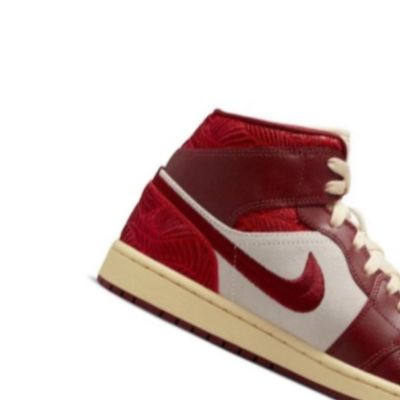 2. Air Jordan 1 Mid SE Rote Schuhe - DZ2820-601