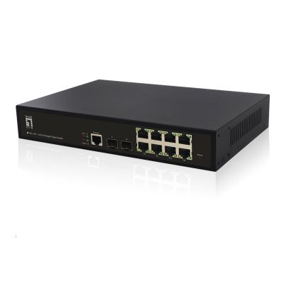 4. Managed Gigabit Switch L2 mit 10 Ports, 2x GE SFP, Hersteller: LEVELONE (GEL-1061V2)