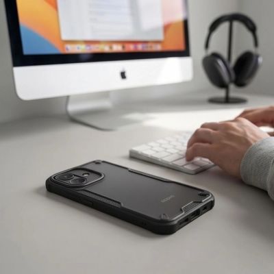 4. Tech-Protect Rugged Shield Case für Xiaomi Redmi Note 17 Pro 5G – Mattschwarz