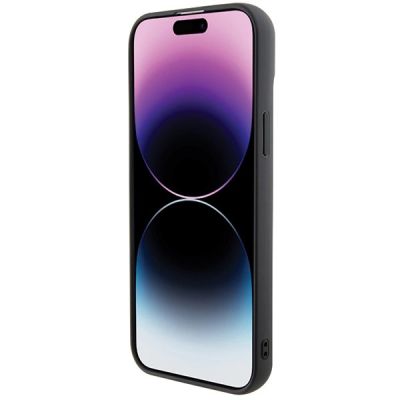 5. Karl Lagerfeld 3D Rubber Multi Logo Hülle für iPhone 15 Plus – Schwarz