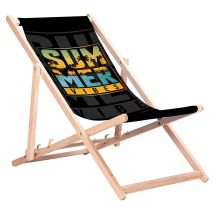 GRÜNBLAUER KLASSISCHER BUCHEN-SCHREIBTISCHSTUHL MIT MUSTER SOMMER-VIBES GB183 SOMMER-VIBES