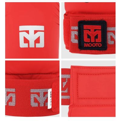 7. Karatehandschuhe - Fäustlinge 2 RED WKF | MOOTO