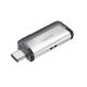 10. SanDisk Ultra Dual Drive 256 GB USB-Stick, USB Typ-A / USB Typ-C 3.2 Gen 1 (3.1 Gen 1), Grau, Silber