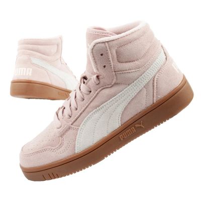 Puma Reb-L Mid Damen-Sportschuhe, puderrosa Stiefeletten für den Winter