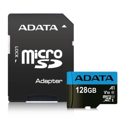 6. Speicherkarte mit Adapter ADATA Premier AUSDX128GUICL10A1-RA1 (128 GB; Class 10; + Adapter)