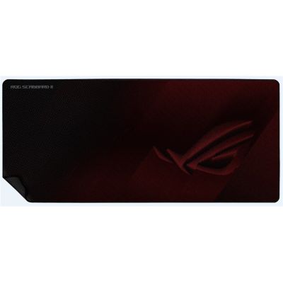 2. ASUS ROG Strix Scabbard II Gaming-Mauspad Schwarz, Rot
