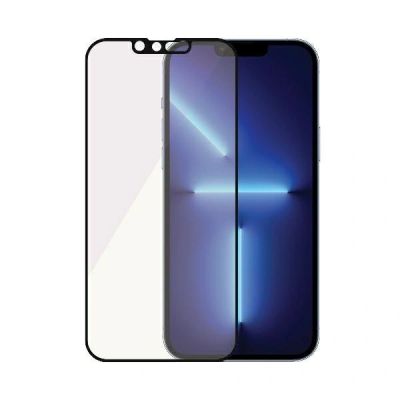 3. PanzerGlass E2E Anti-Blaulicht-Schutzglas für iPhone 13 Pro Max, hüllenkompatibel, antibakteriell, mikrorissbeständig – Schwarz