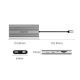 2. Orico XDR 12-in-1 USB-C Dockingstation mit USB-A-, USB-C-, 2x HDMI 4K 60Hz-, DisplayPort 4K 60Hz-, RJ45 Gigabit PD 100W- und SD-/microSD-Kartenleser – Silber