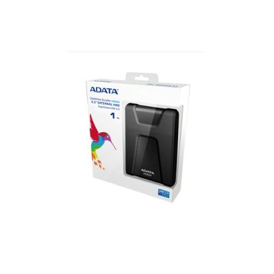 2. Externe Festplatte ADATA HD650 (1 TB; 2,5"; USB 3.2; schwarz)
