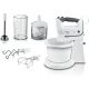 Bosch ErgoMixx MFQ37490 Küchenmaschine mit Rührschüssel (750 W; Weiß)