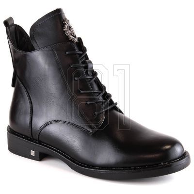 14. Schnür- und Reißverschlussstiefeletten Potocki W WOL171B schwarz