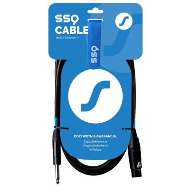 2. SSQ XZJM1 - Mono-Klinkenstecker - XLR-Buchse, 1 Meter Kabel