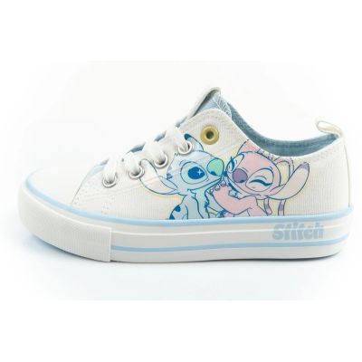 2. Leomil Kinder-Sportschuhe Stitch Sneakers bequem hellweiß