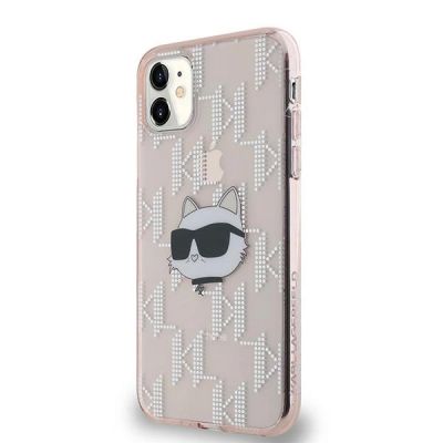 2. Karl Lagerfeld IML Choupette Head & Monogram Hülle für iPhone 11 / Xr – Rosa