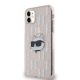 2. Karl Lagerfeld IML Choupette Head & Monogram Hülle für iPhone 11 / Xr – Rosa