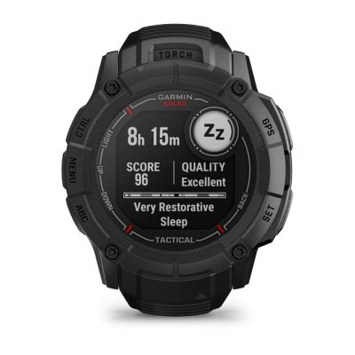 12. Garmin Instinct 2X Solar Tactical Edition Schwarze Uhr