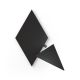 6. Nanoleaf Shapes Juodas Triangles Erweiterungspaket (3 Panels)