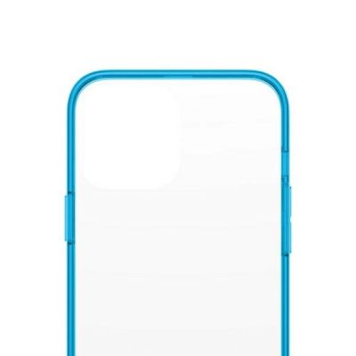 3. PanzerGlass ClearCase Antibakterielle, in Militärqualität zertifizierte Hülle für iPhone 13 Pro Max – Transparent Blau