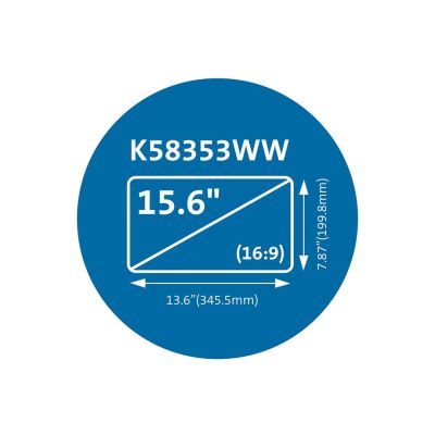 11. Kensington MagPro Magnetischer Blickschutzfilter für Laptops, 15,6" 16:9