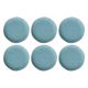 ROSE&TULIPANI CONCERTO FUSE AZZURRO Set mit 6 Speisetellern 27 cm