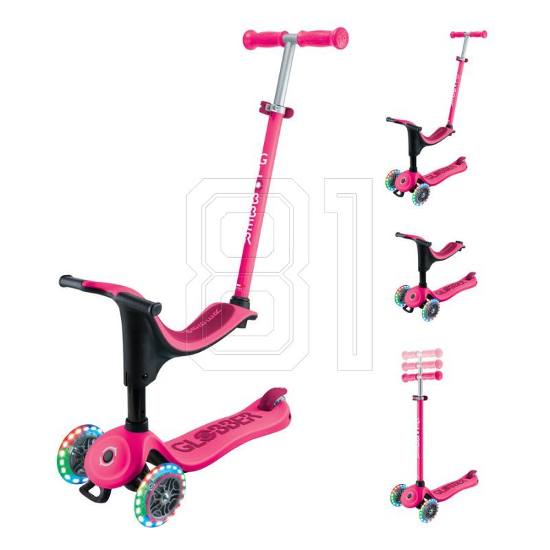 Roller mit Sitz GO•UP SPORTY LIGHTS (452-610-4 S)
