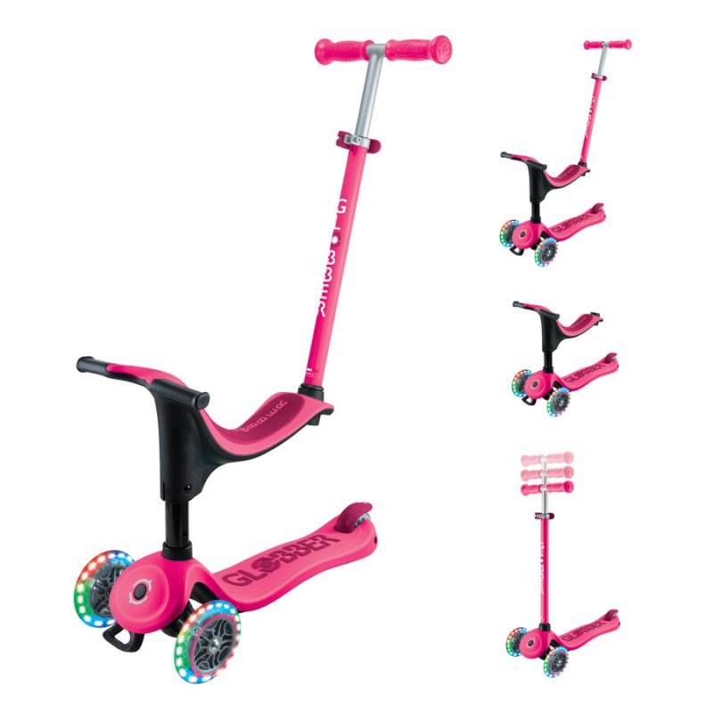 Roller mit Sitz GO•UP SPORTY LIGHTS (452-610-4 S)