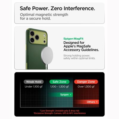 11. Spigen Nano Pop MagSafe Hülle für iPhone 18 Pro / 17 Pro – Grün