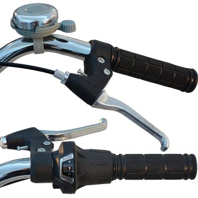 12. Dreirad, 24 Zoll, schwarz, Shimano 7-Gang-Schaltung, unterer Rahmen, 1060972