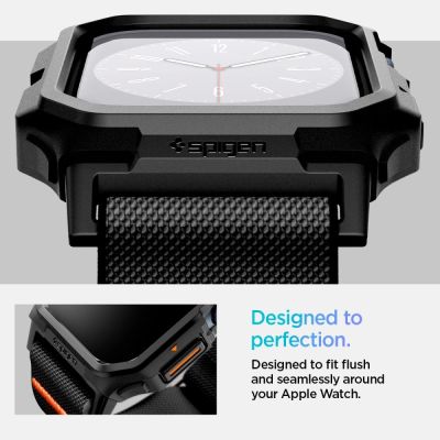 13. Spigen Lite Fit „PRO“ Armband für Apple Watch 10 42 mm – Schwarz