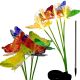 SOLARLAMPE SCHMETTERLINGE IM WIND TANZEND 6 LED 72 CM