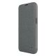6. Nillkin Qin Cloth Pro Case Schutzhülle für iPhone 14 Plus, Kamera-Abdeckung, Holster-Abdeckung, Klapphülle, Grau