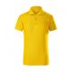 3. Malfini Pique Polo Free Jr MLI-F2204 Gelbes Poloshirt