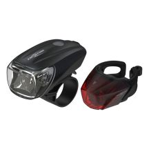 Ansmann 1600-0254 Fahrradbeleuchtung Rück- und Vorderlicht (Set) LED