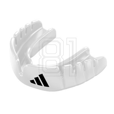 3. adidas Opro Gen4 Snap-Fit ADIBP30 Mundschutz Weiß