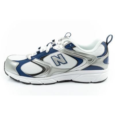 2. New Balance 408 Herren-Sportschuhe, Sneaker, modisch und bequem, weiß/silber