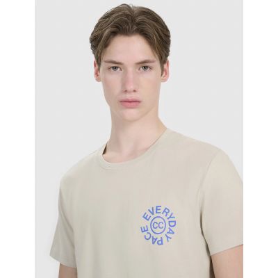 4. Herren T-Shirt mit normalem Aufdruck 4F 4FWSS25TTSHM1980-83S